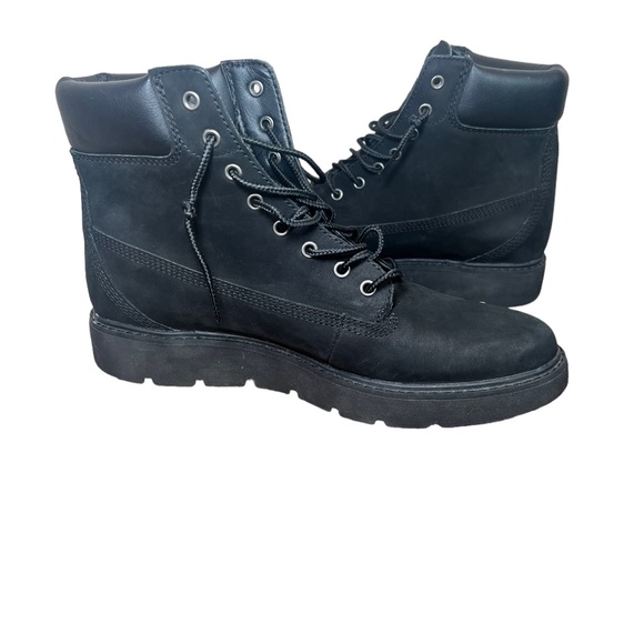 Timberland Women's Boots Black Leather Laces Flats Sensorflex Ankle size 9.5 - Picture 6 of 9